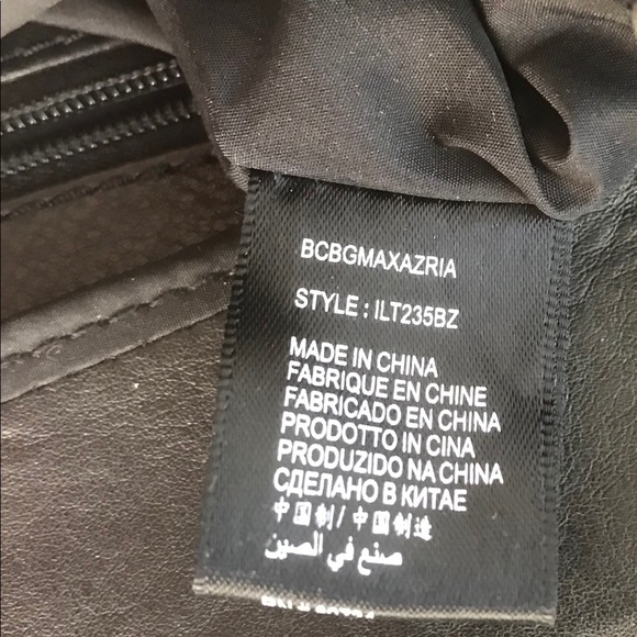 💎SALE🔥BCBGMAXAZRIA black leather bag - Picture 11 of 16